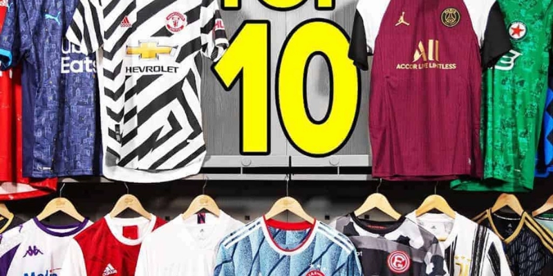 Top 5 câu lạc bộ có áo đấu đẹp nhất